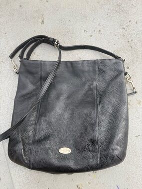 Coach Madison Isabelle Black Leather Purse Bag